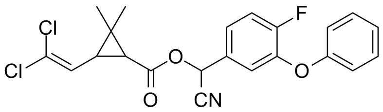 乙腈中氟氯氰菊酯溶液，100μg/mL